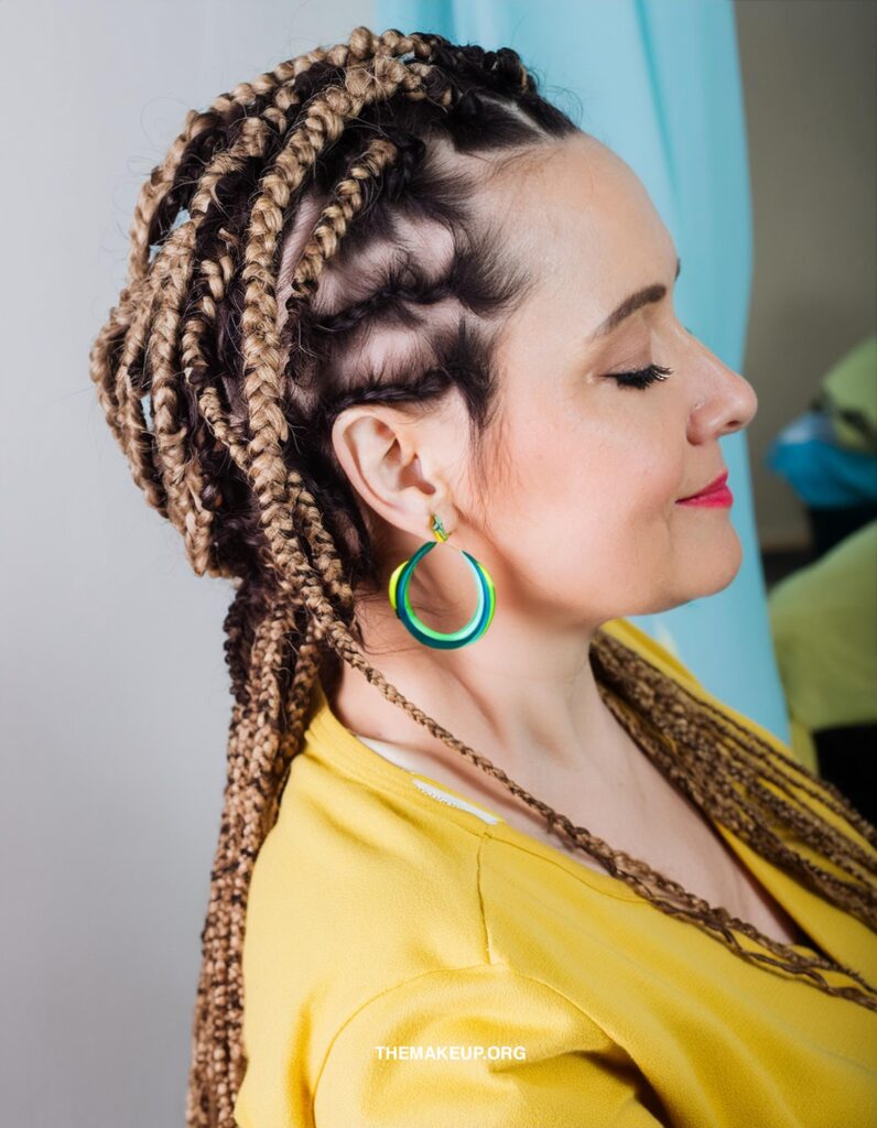 Effortless Elegance: Lemonade Fulani Braids 