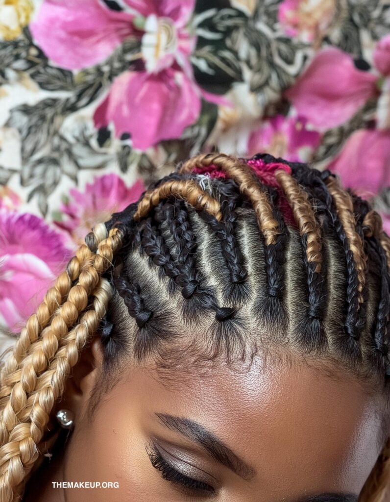 Embrace Elegance: Braids in the Front for Natural Hair