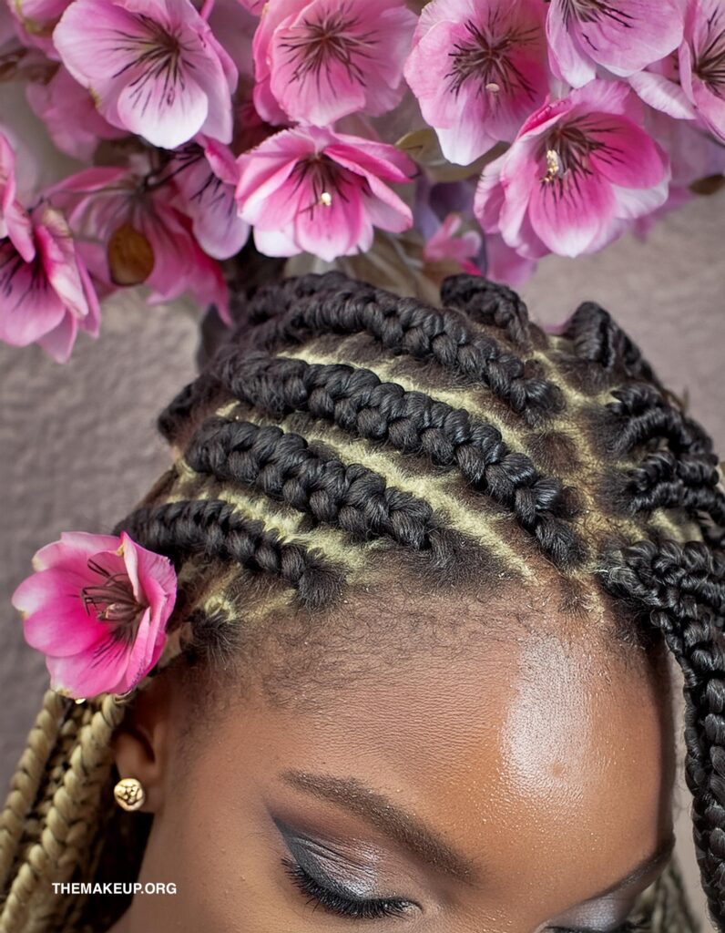 Embrace Elegance: Braids in the Front for Natural Hair