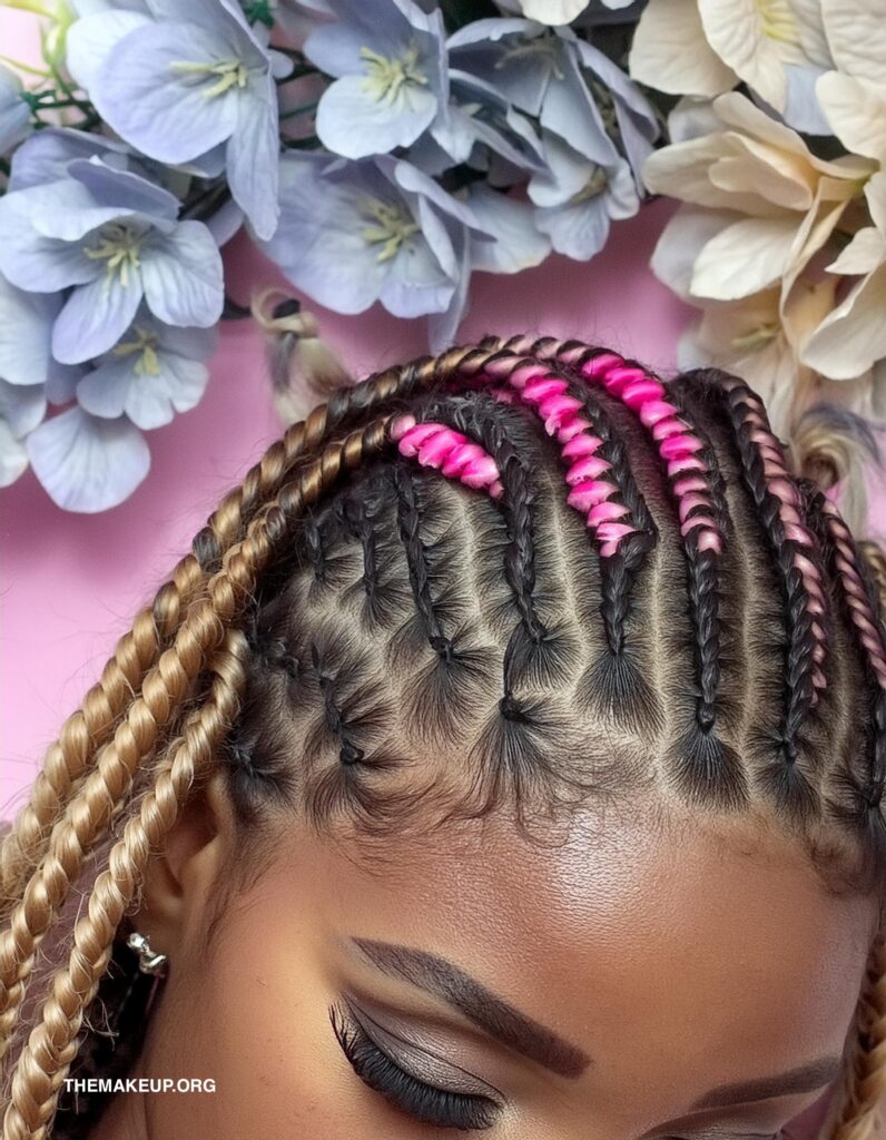 Embrace Elegance: Braids in the Front for Natural Hair