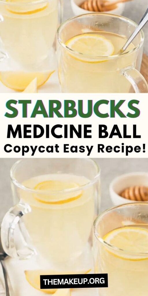 Recreate Starbucks Medicine Ball At Home!