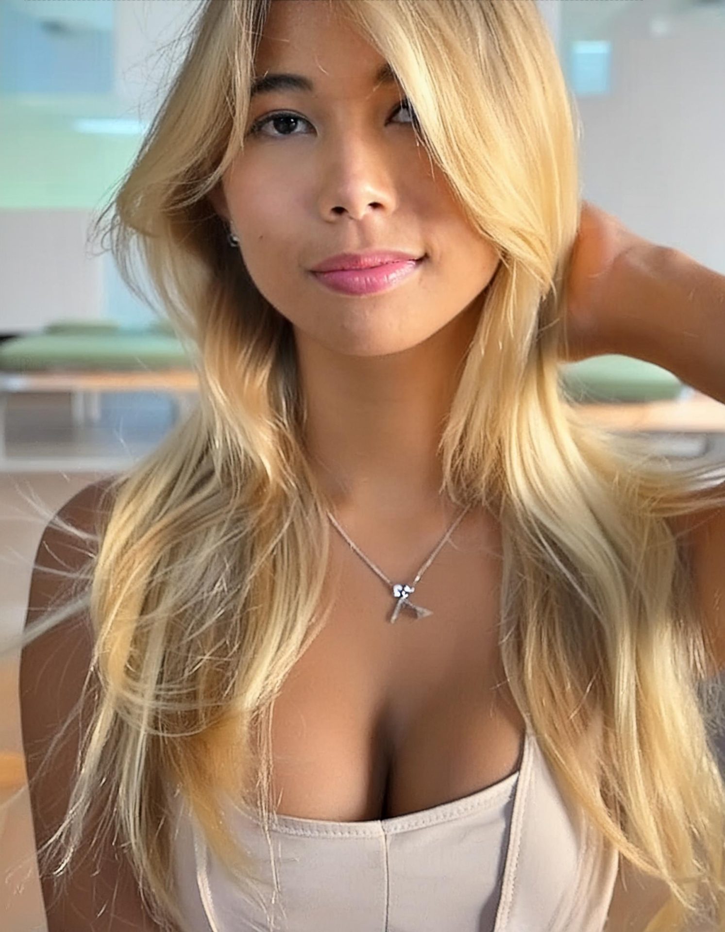 summer blonde hair