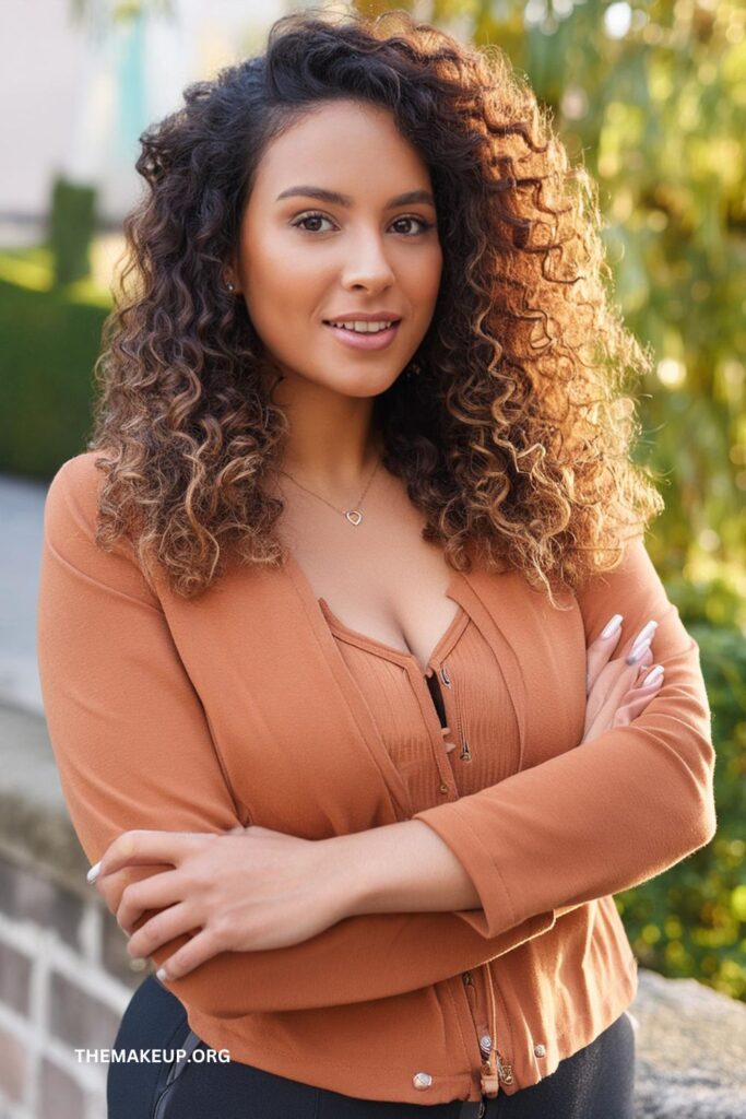 Chic curly haircut inspiration