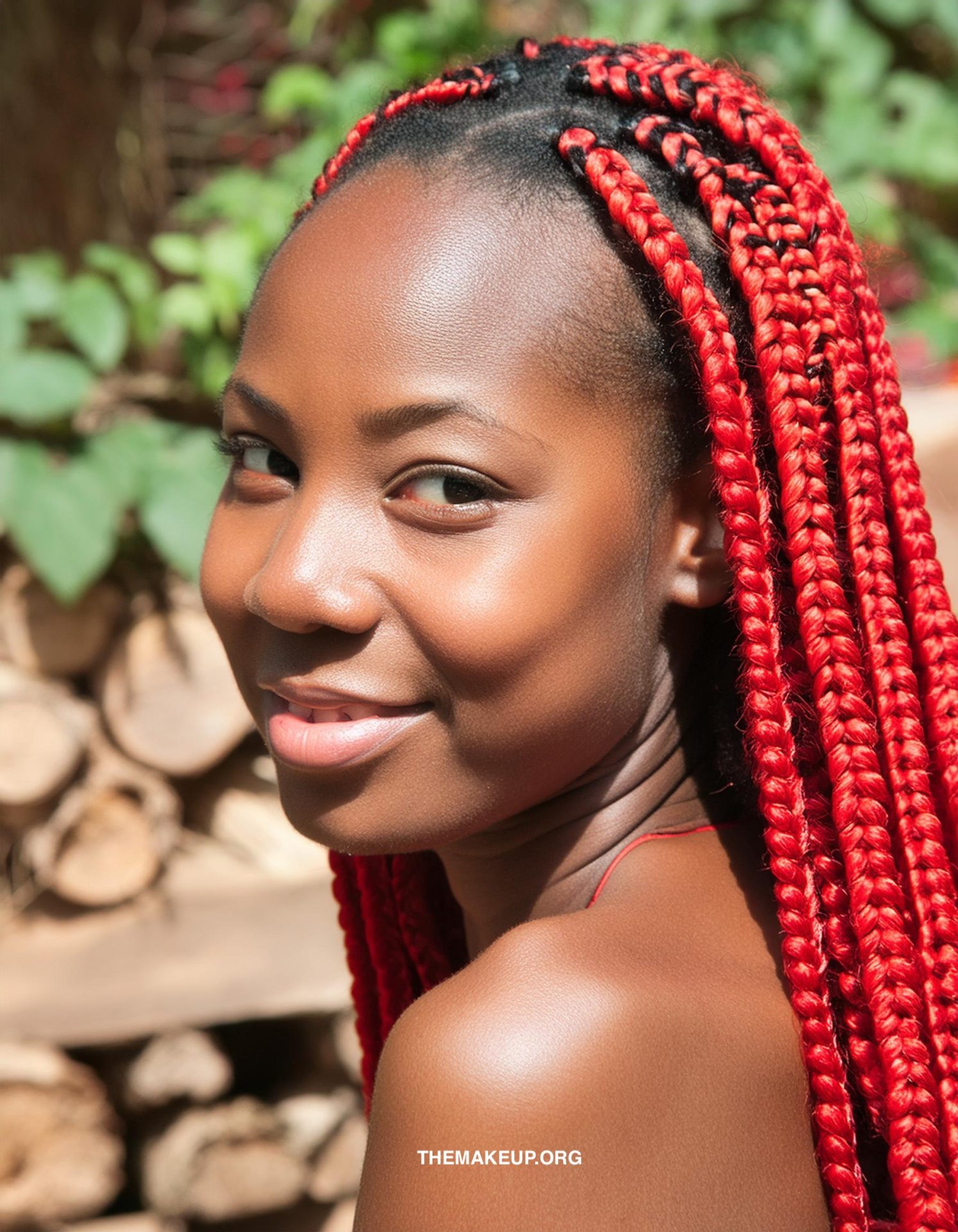 Fiery Elegance: Red Fulani Braids Style Guide and Hair Care Tips