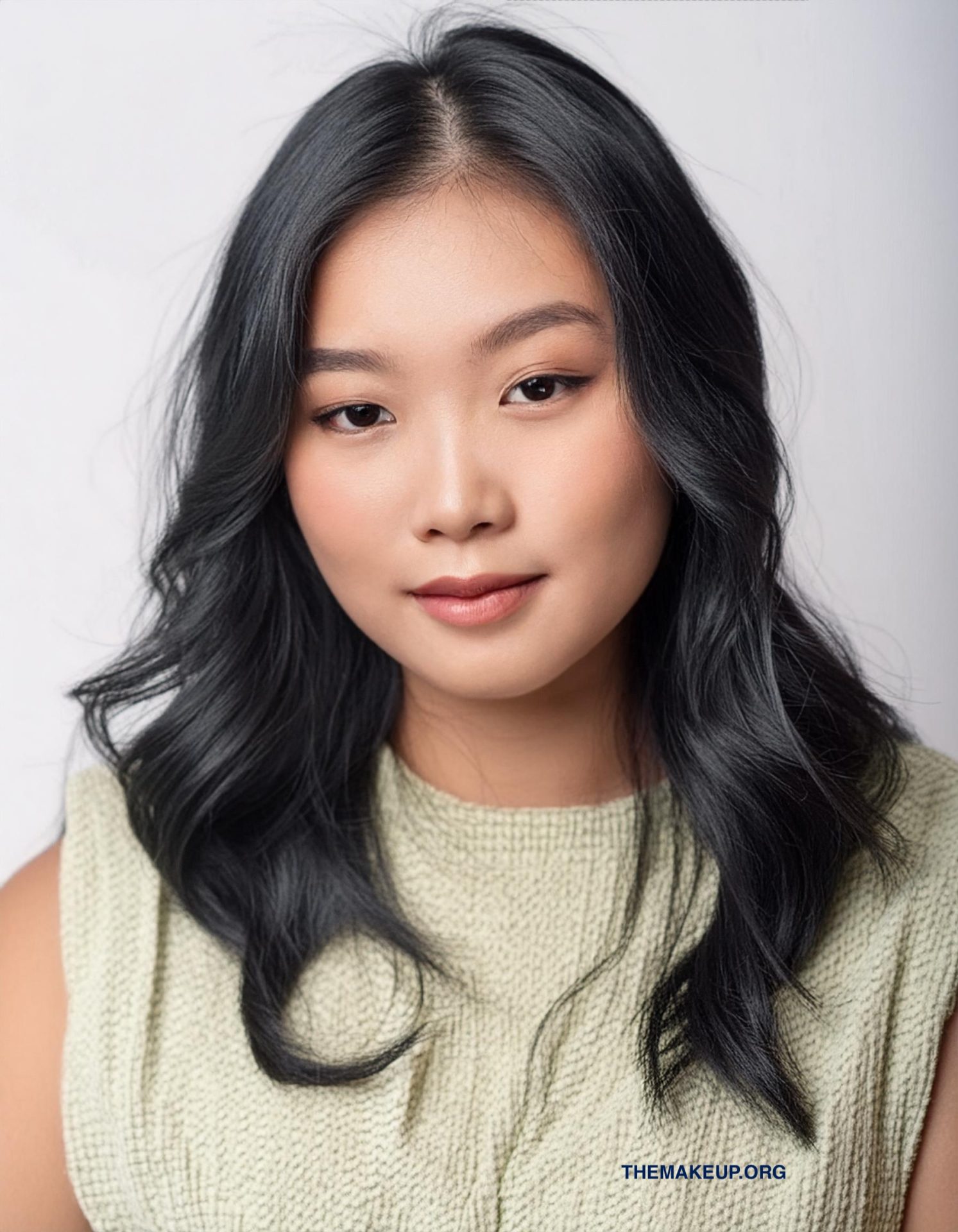 medium hair cuts for chubby faces