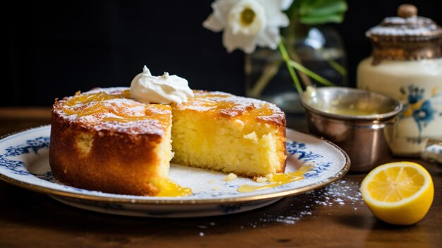 Italian Lemon Ricotta Cake