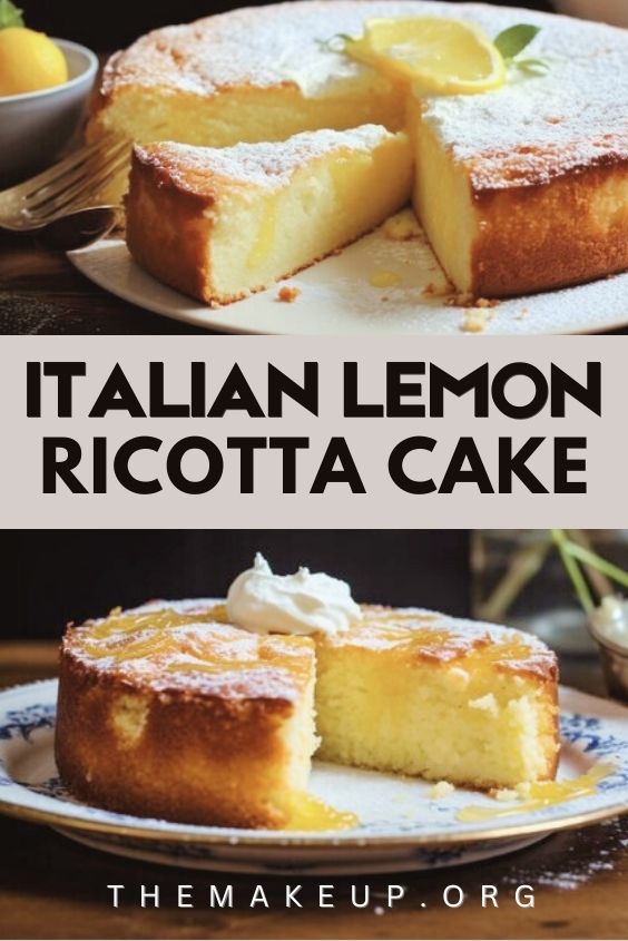 Italian Lemon Ricotta Cake