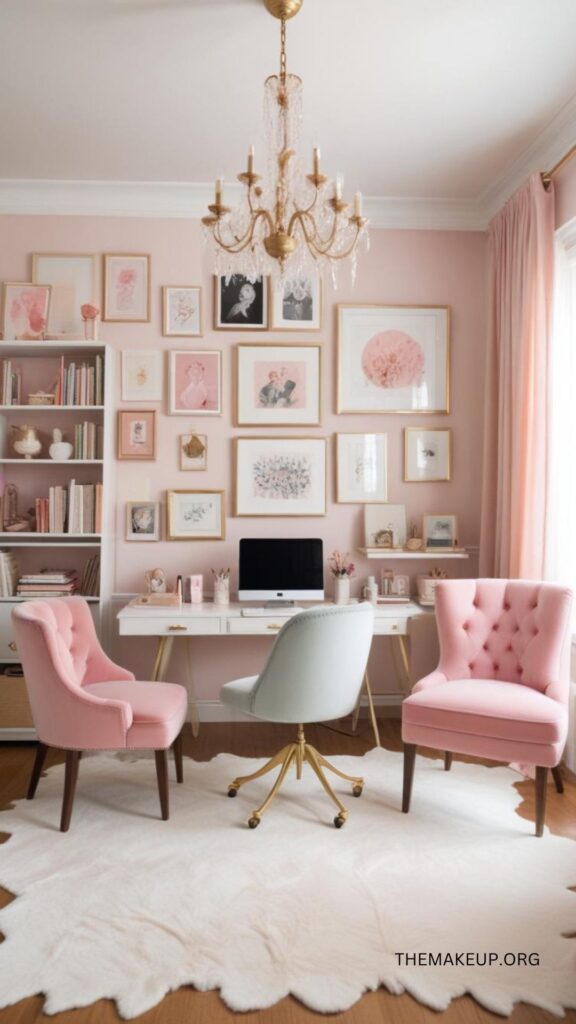 Top Pink Stylish Office Decor Ideas For A Gorgeous Space