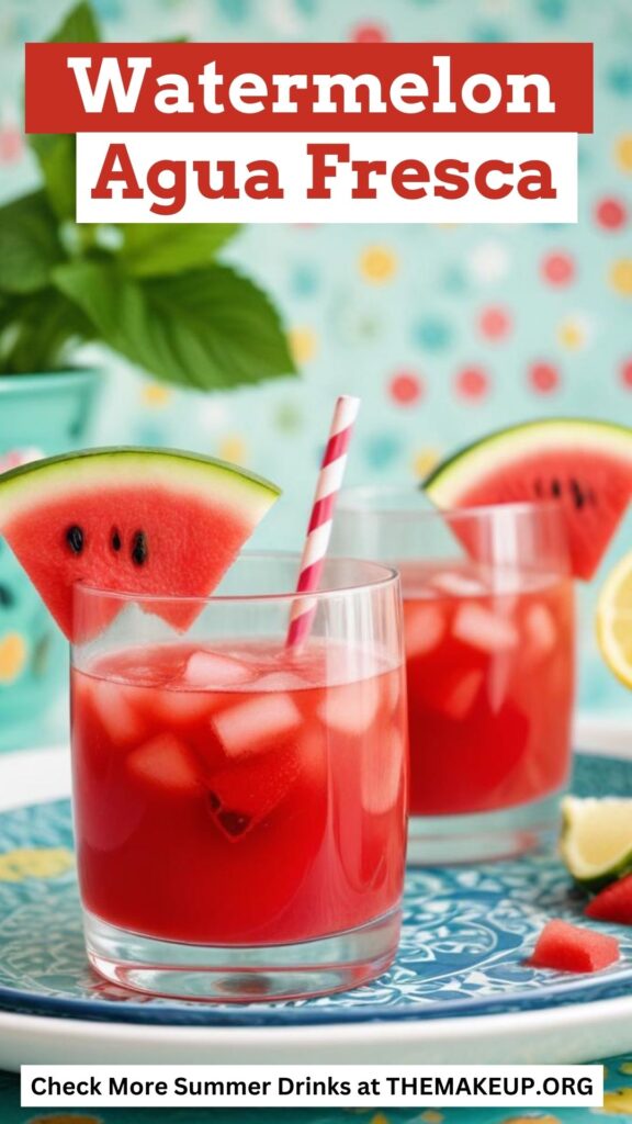 Summer Watermelon Agua Fresca