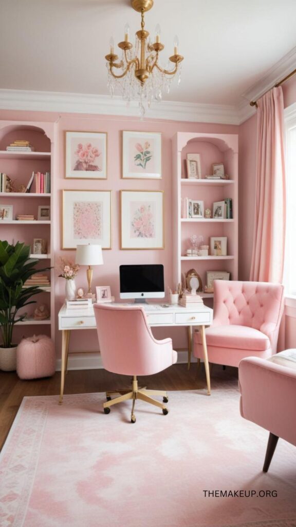 Top Pink Stylish Office Decor Ideas For A Gorgeous Space