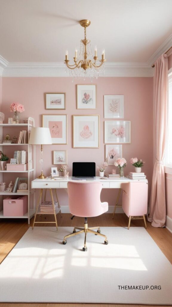 Top Pink Stylish Office Decor Ideas For A Gorgeous Space