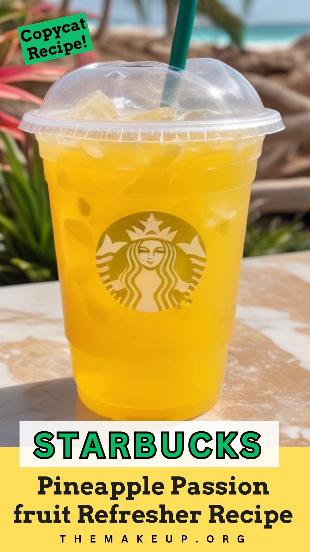 Skip the line and enjoy the tropical flavors of Starbucks Pineapple Passion Fruit Refresher from the comfort of your home with our easy homemade recipe. Say hello to refreshing bliss without the wait!