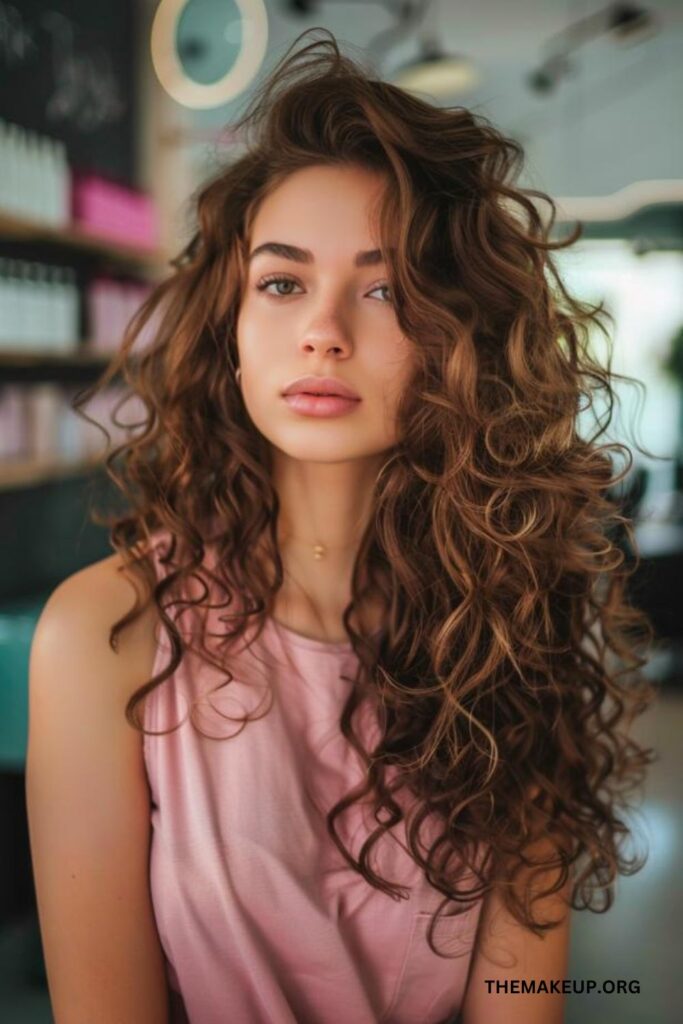 long curly hair cuts with layers