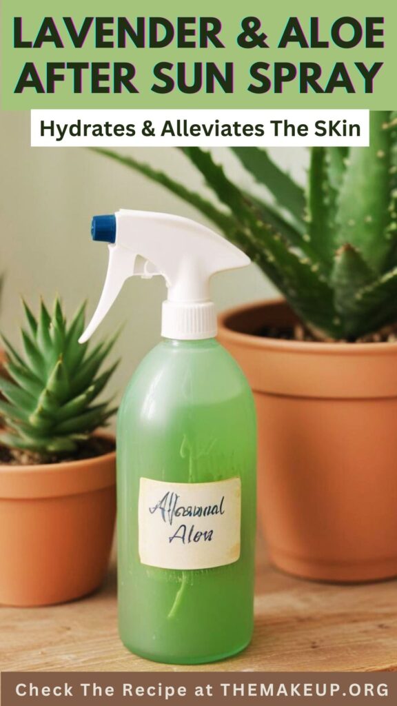 DIY after sun aloe vera spray