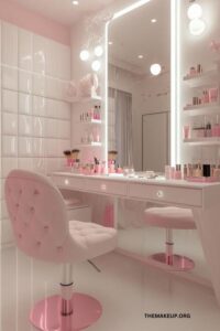 Create Your Dream Pink Makeup Room