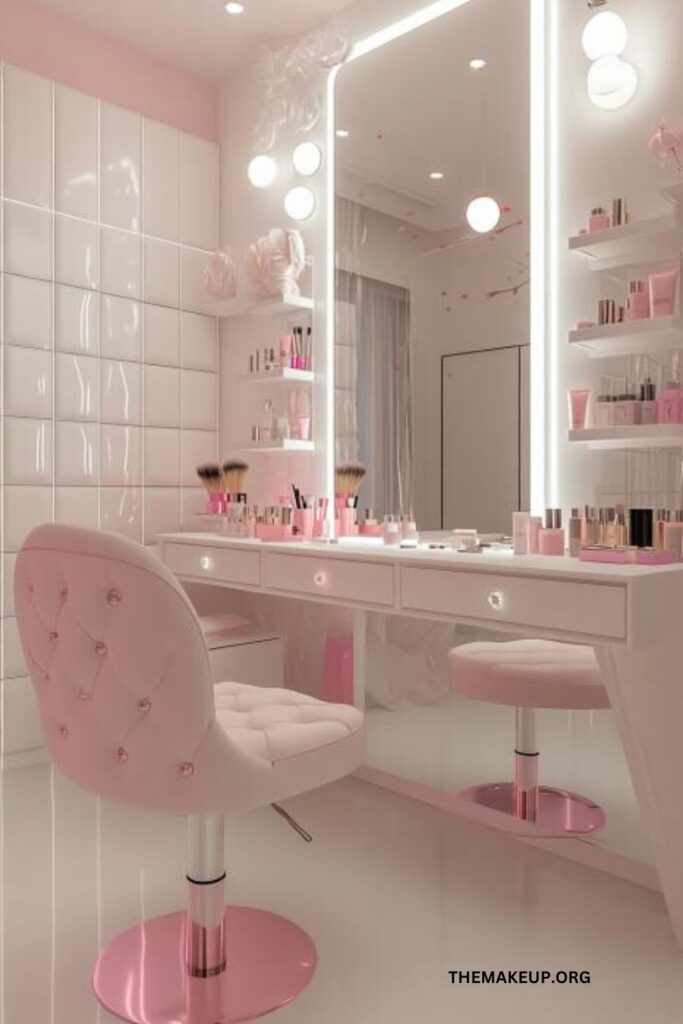 Create Your Dream Pink Makeup Room
