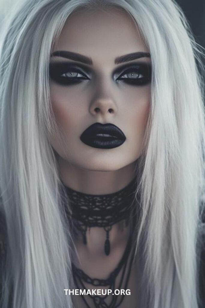 Agothic-glam-halloween-makeup