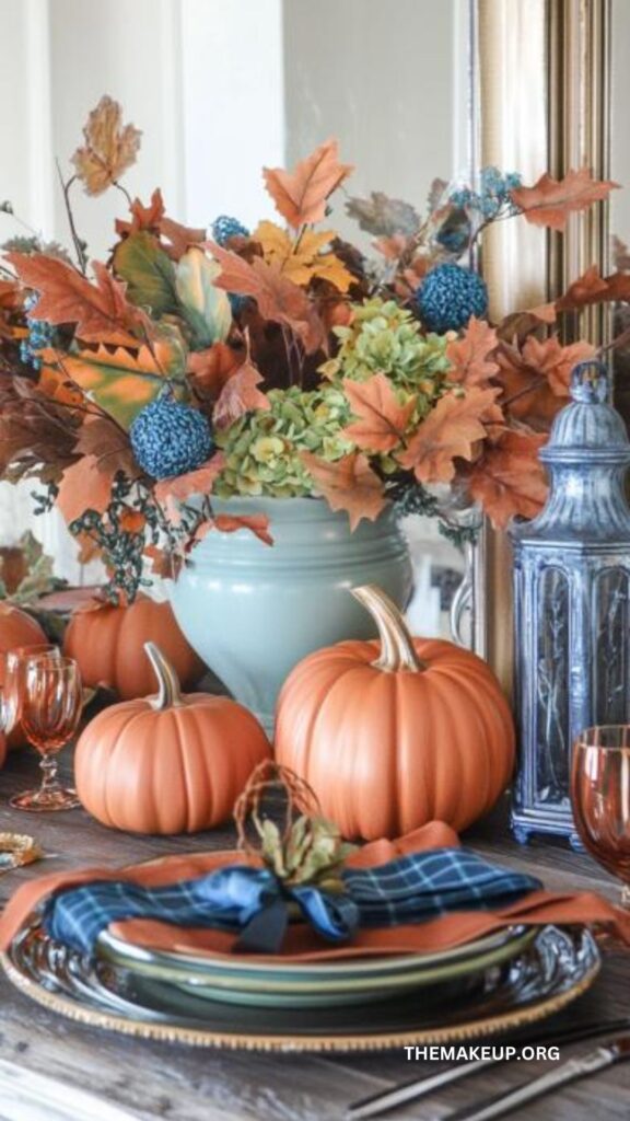 Blue Fall Decor Ideas