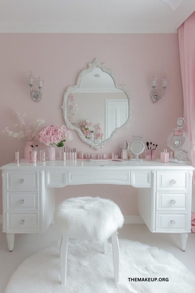 Create Your Dream Pink Makeup Room
