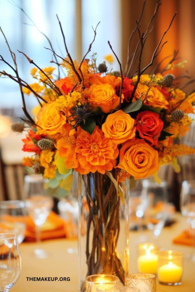 fall wedding centerpieces