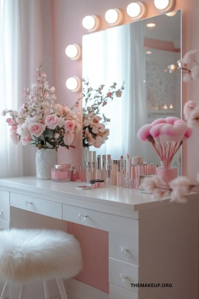Create Your Dream Pink Makeup Room
