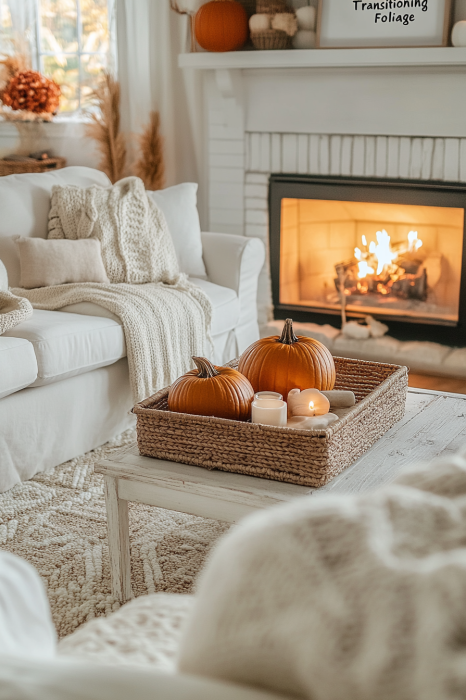 Subtle Fall Decor for Your Living Room
