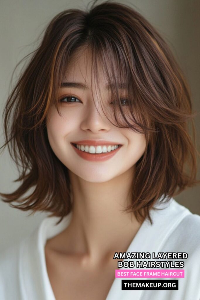 Choppy layered bob styles