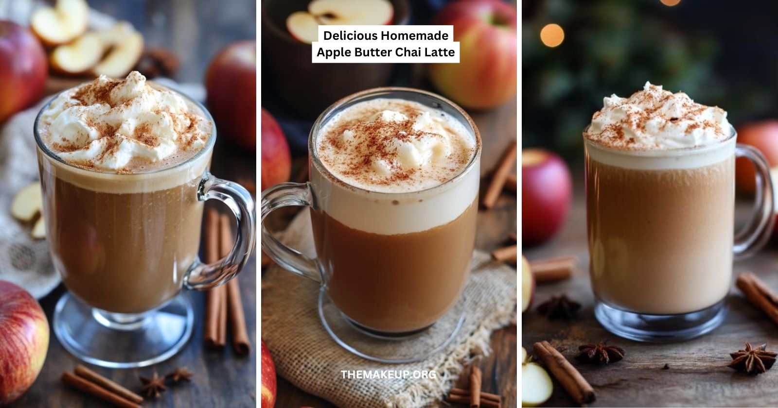 Delicious Homemade Apple Butter Chai Latte