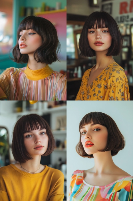 Short Hair with Bangs Style Guide and Hair Care Tips