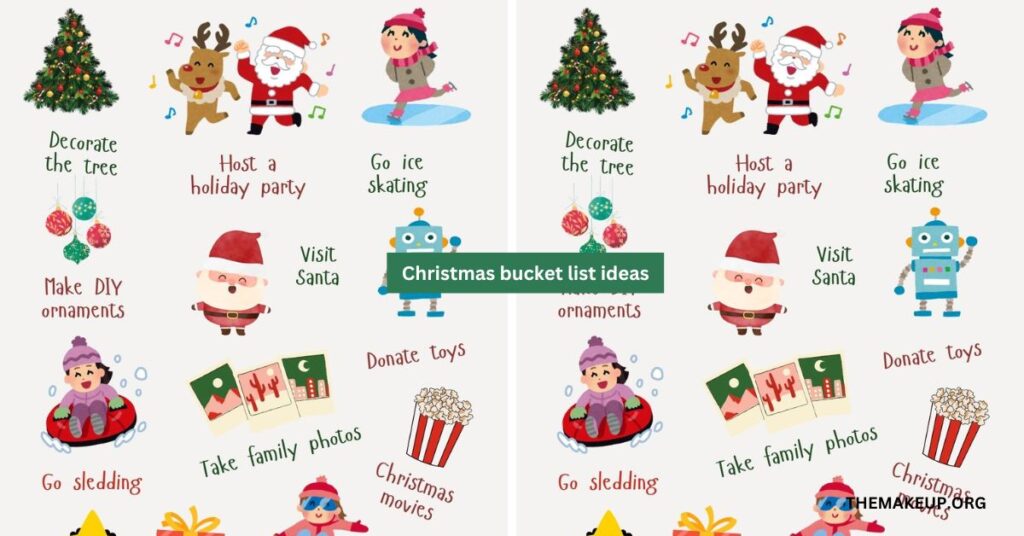 Christmas bucket list ideas
