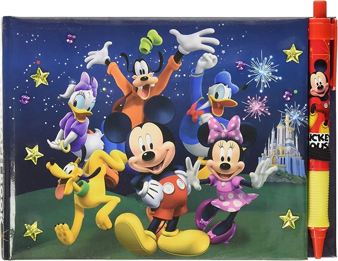 Disney 85231 Mickey and Friends Deluxe Autograph Book