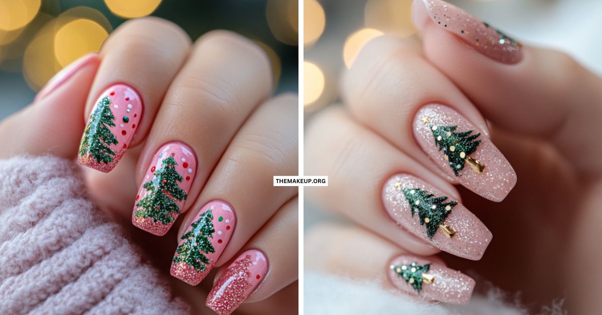 The Pink Christmas Nail