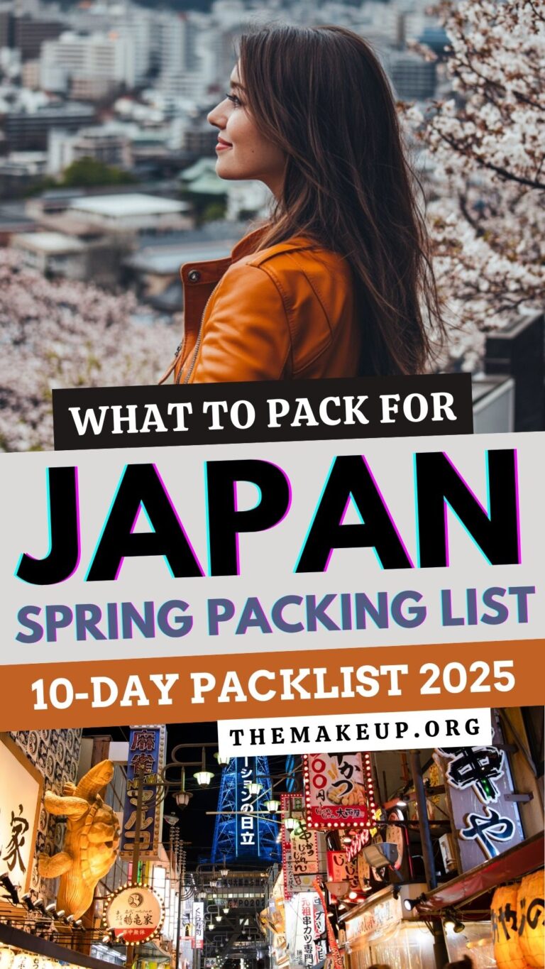 Packing List Example Japan 10-Day Packing List for Japan in Spring: Your Ultimate Guide - The Makeup