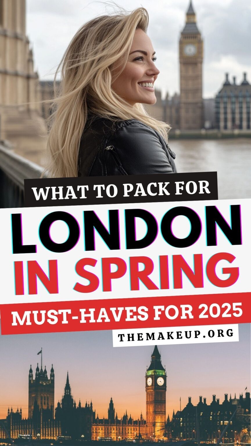 What to Pack for London in Spring: Your Ultimate Guide - The Makeup