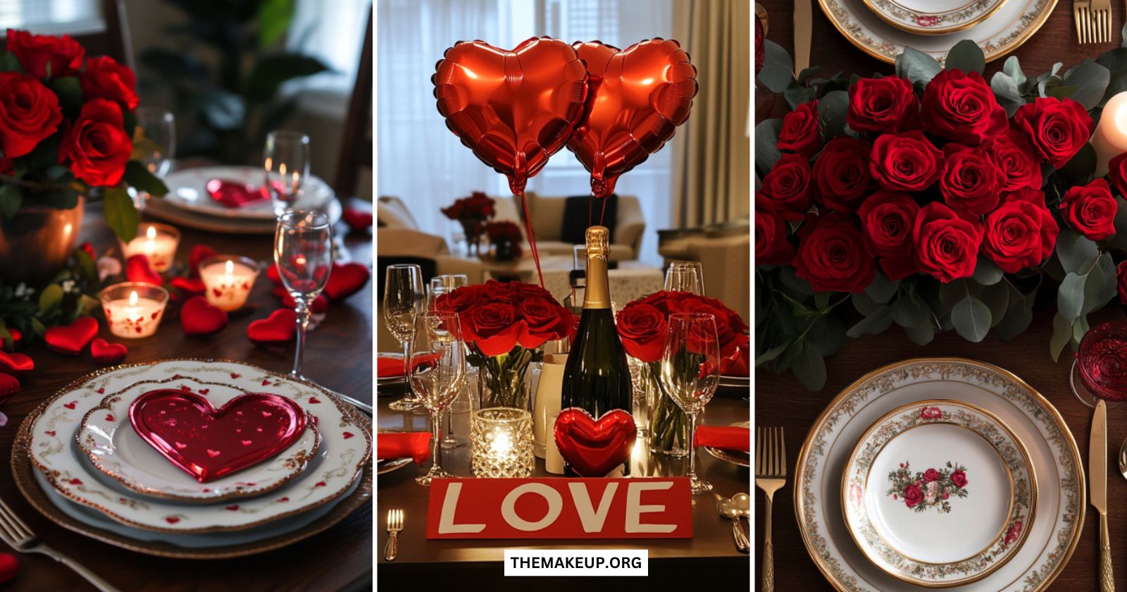 simple valentines decor table decorations