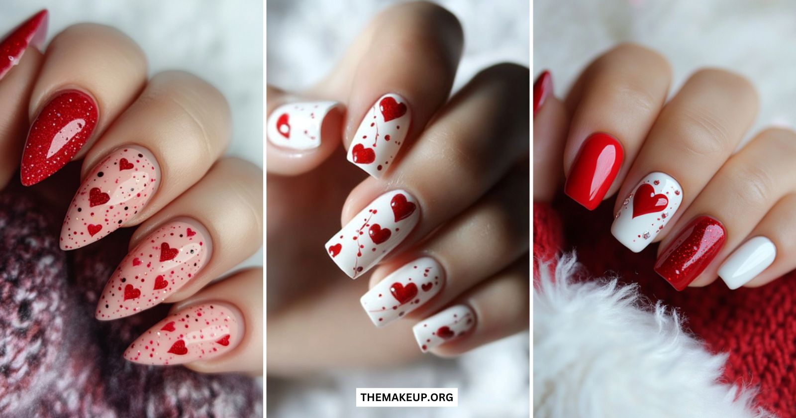 Valentines day nails - Acrylic Nails that are simple