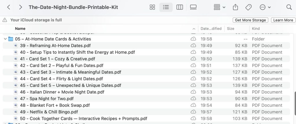 🛋️ Folder 5 - At-Home Date Cards & Activities