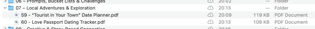 Folder 7 - Local Adventures & Exploration