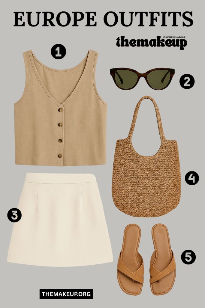 Europe outfits Summer aesthetic