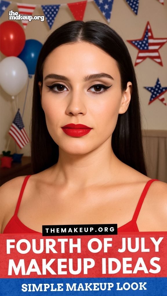 Chic Fourth Of July Makeup