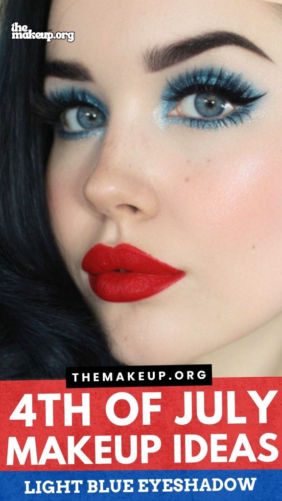 Fun 4th Of July Makeup Look