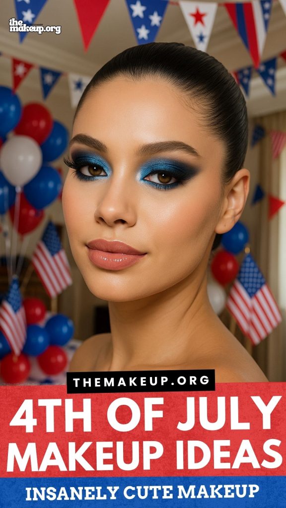 Americana beauty look