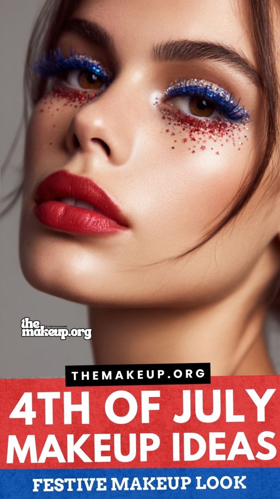 Easy 4th of July makeup
