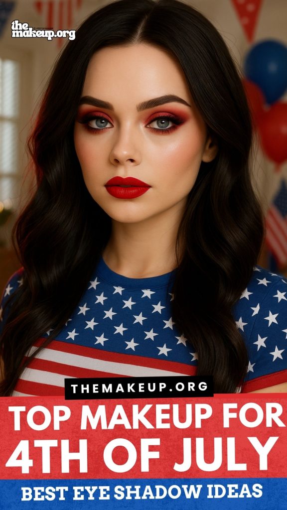 USA themed makeup