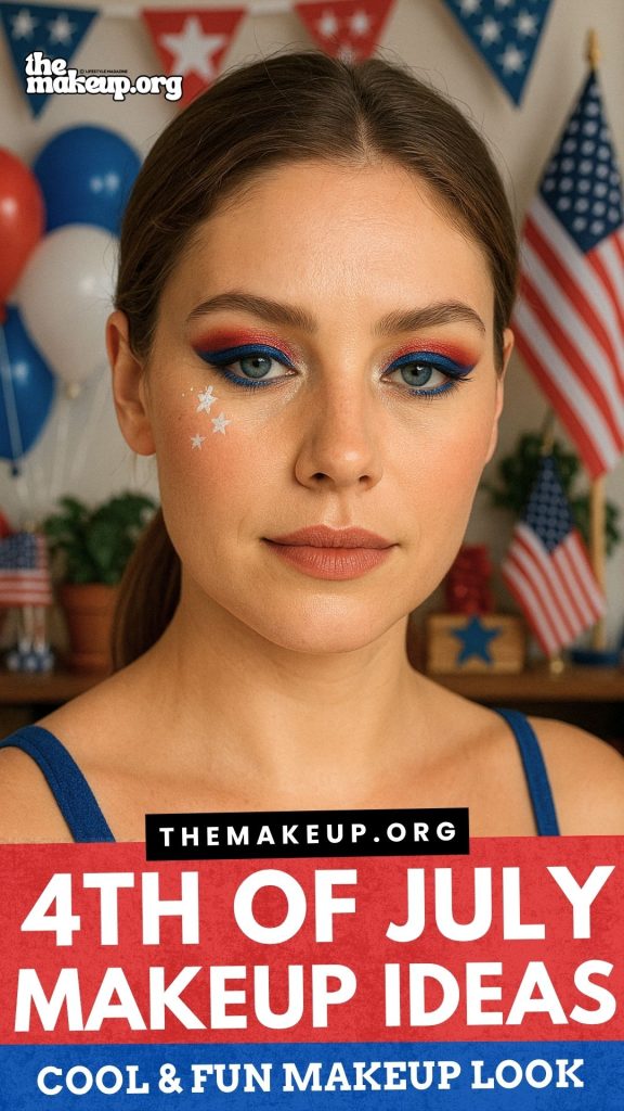 Red white blue glam
