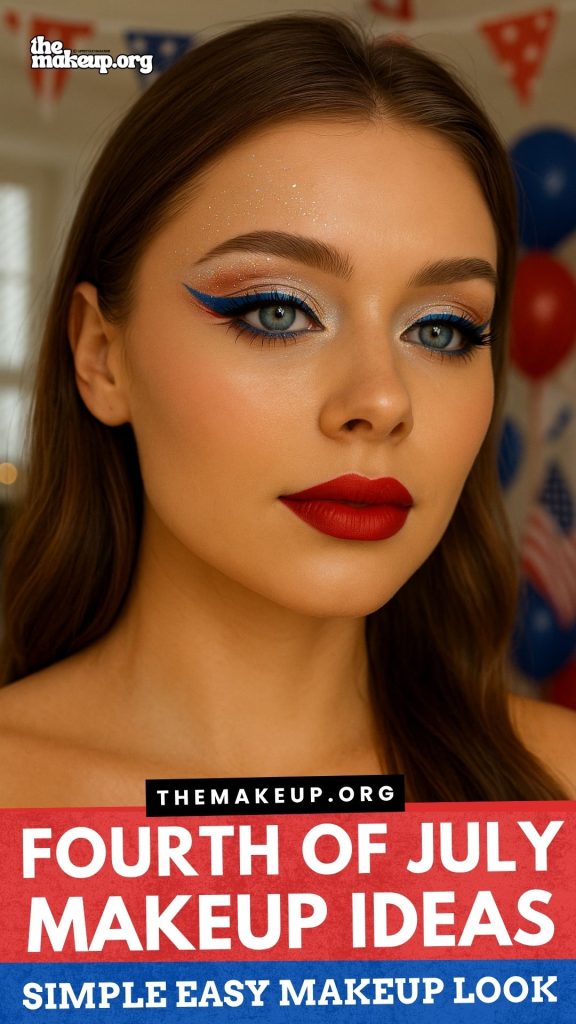 Patriotic makeup looks