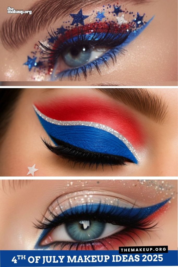 Stunning Fourth of July makeup ideas