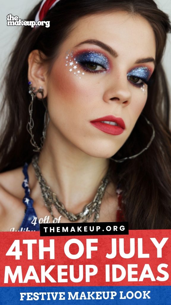 July 4th makeup idea