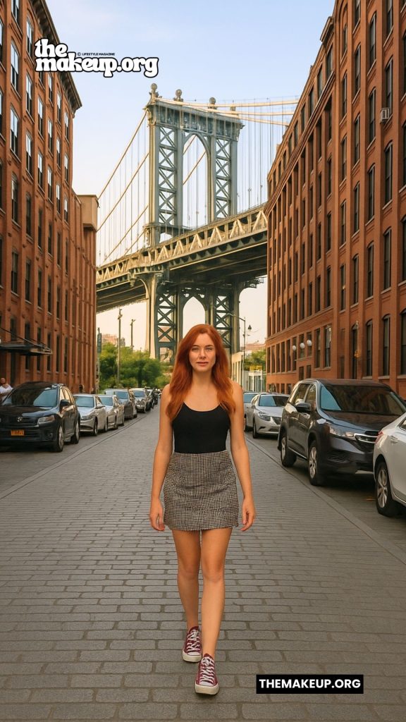 Plaid Skirt Casual Look — Brooklyn Summer Outfit