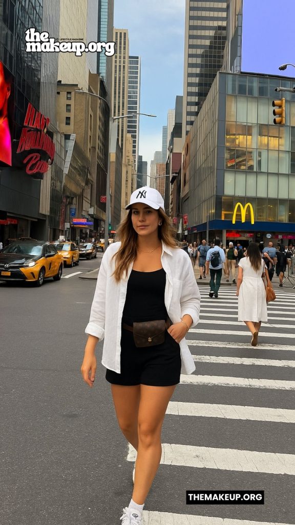 Layered Black & White Outfit — Casual NYC Style